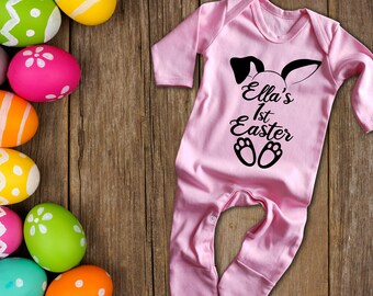 my 1st easter sleepsuit