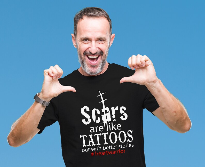 Scars Are Like Tattoos but With Better Stories Mens Black Etsy