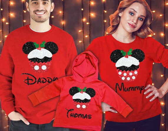 mummy daddy and baby christmas jumpers