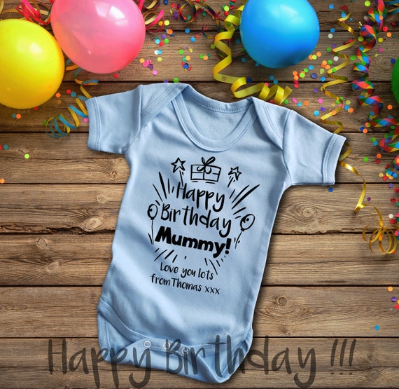 happy birthday mummy baby grow