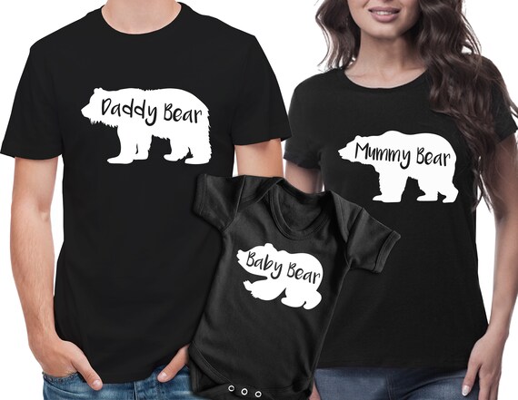 daddy bear baby bear t shirt