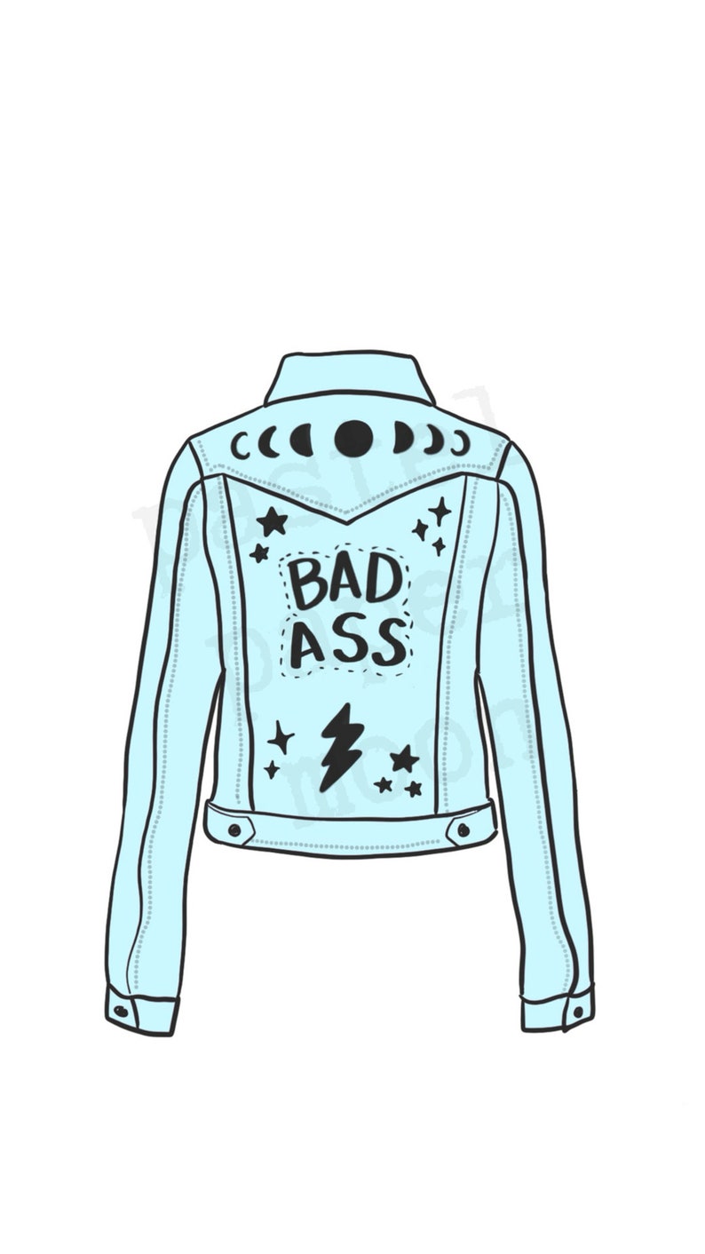 Blue Denim \ photograph about Printable Jacket named Blue Denim \