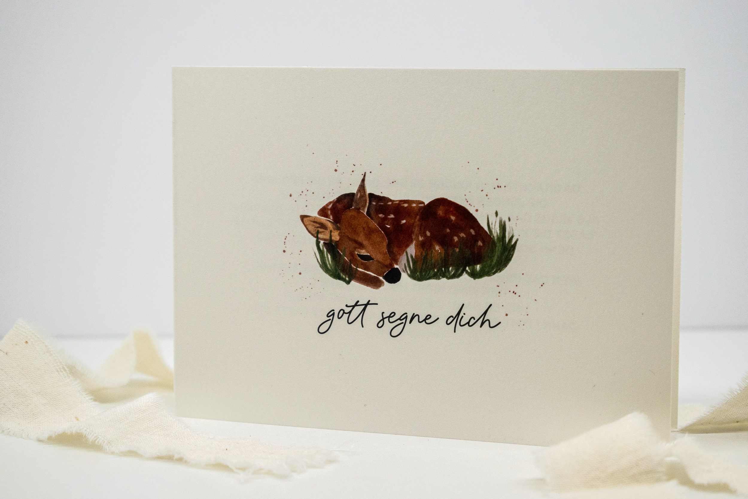 FOLDING CARD FOR CHILDREN "God bless you"
