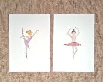 2er-SET POSTER "Ballerinas" (DIN A4)