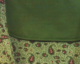 Small Shoulder Bag - Green Paisley