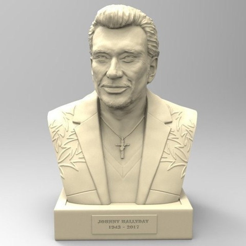 Bust JOHNNY HALLYDAY