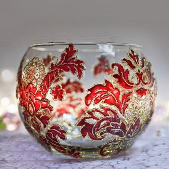 ガラス　花瓶　赤　クリスマス ガラス 花瓶 赤 クリスマス 【公式通販】