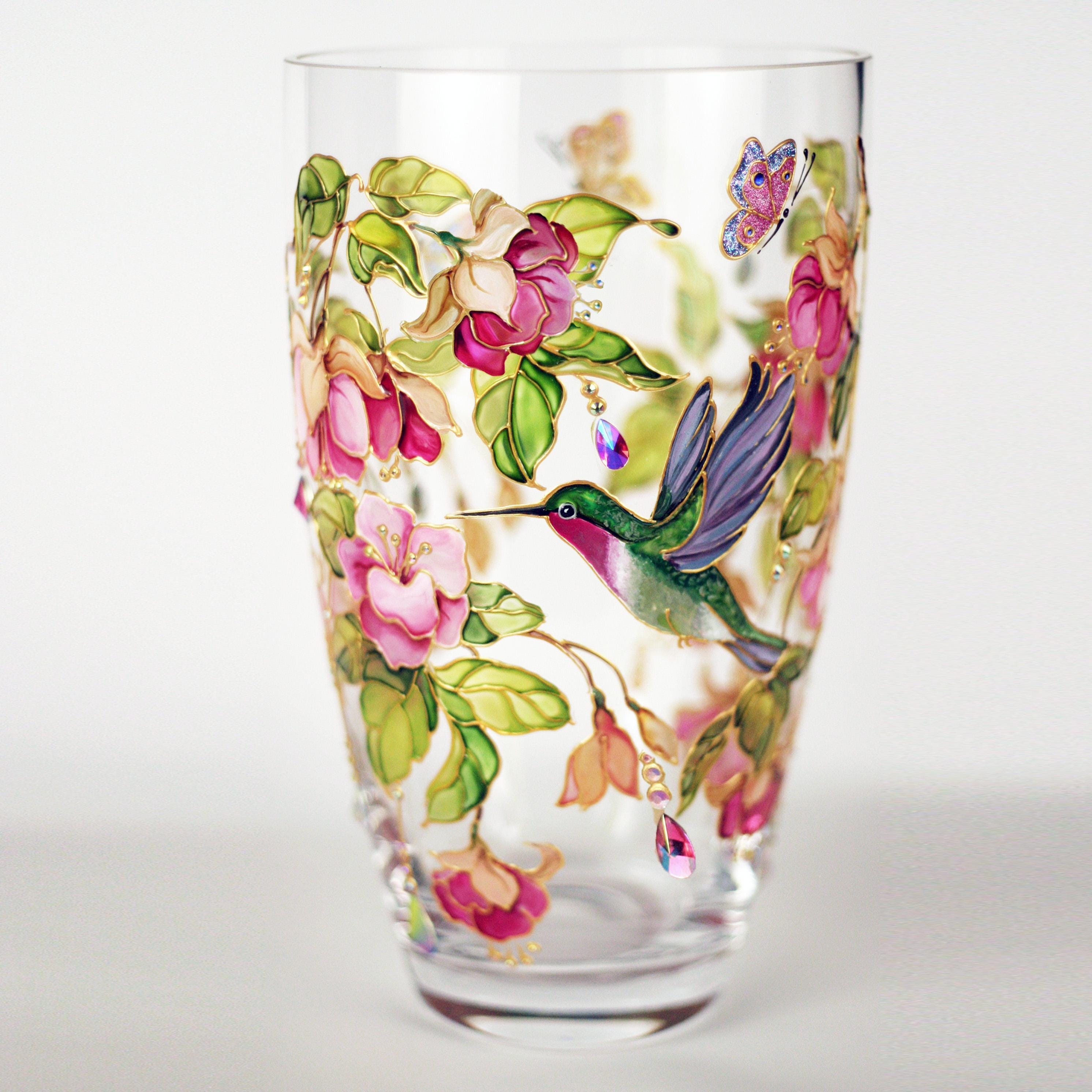 重いガラスの花瓶 - Etsy 日本