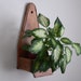 Vintage Wood Wall Sconce | Wood Wall Planter | Wall Pocket | Cottage Decor | Rustic Wall Decor