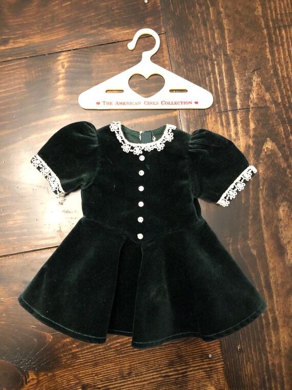 American Girl MOLLY CHRISTMAS DRESS for 18/" Dolls Holiday Molly/'s Retired NEW