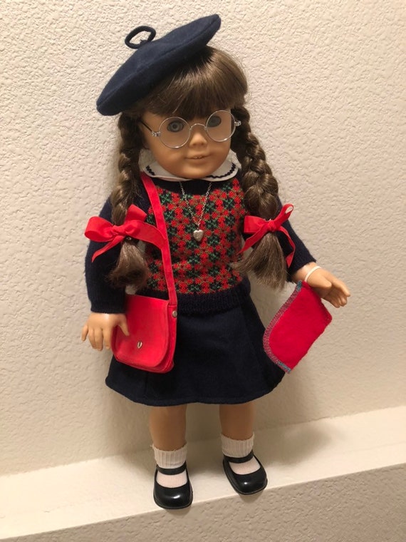 American Girl Doll Molly Retired beret hat new