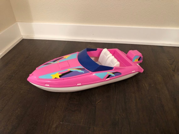 barbie speedboat
