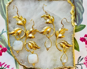 Golden Branch Earring