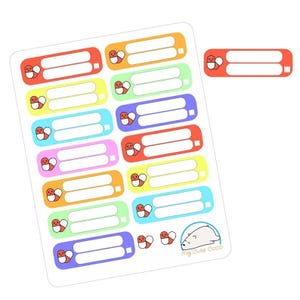 Pegatinas de seguimiento de gastos médicos: iconos coloridos para el diario, para controlar y organizar el presupuesto.