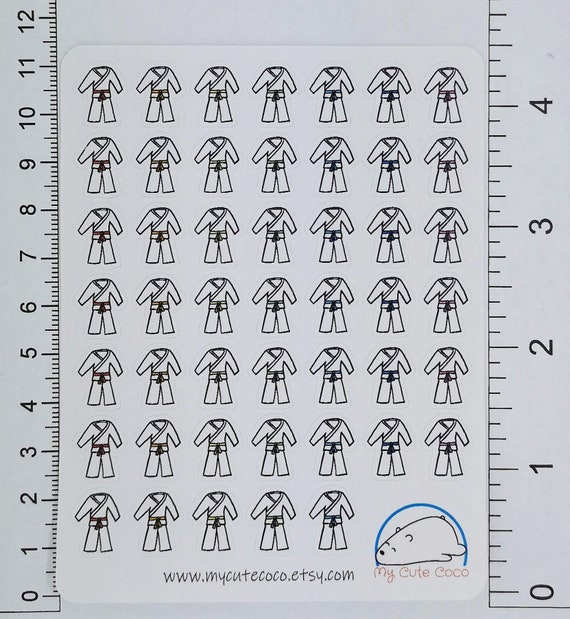 Martial Arts Planner StickersKarate Judo Jiujitsu Taekwondo Icons Stickers Martial Arts Planner StickersKarate Judo Jiujitsu Taekwondo Icons Stickers