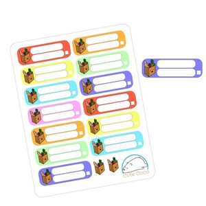 Pegatinas de seguimiento de gastos de comestibles - Planificación presupuestaria colorida para revistas y planificadores - Perfectas para organizar y realizar un seguimiento de gastos