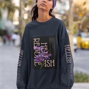 Hellish Rebuke Sweatshirt, DND Spell Crewneck, Warlock Spell