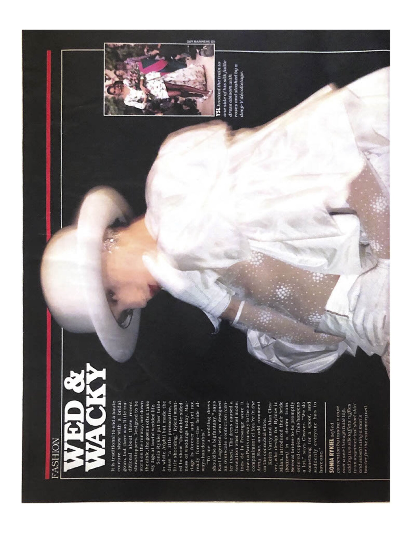 Kahlua Ad 1987 Kahlua Print Ad / Page One of Two Page Fashion Week Bridal Photos ...