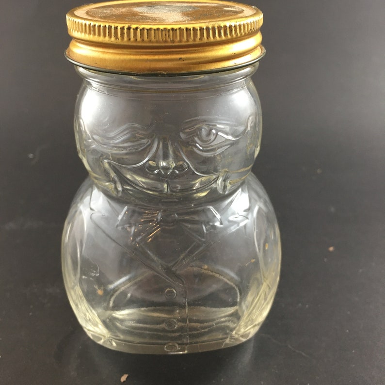 Mr. Peanut Jar with Metal Lid/ Vintage Jar Etsy