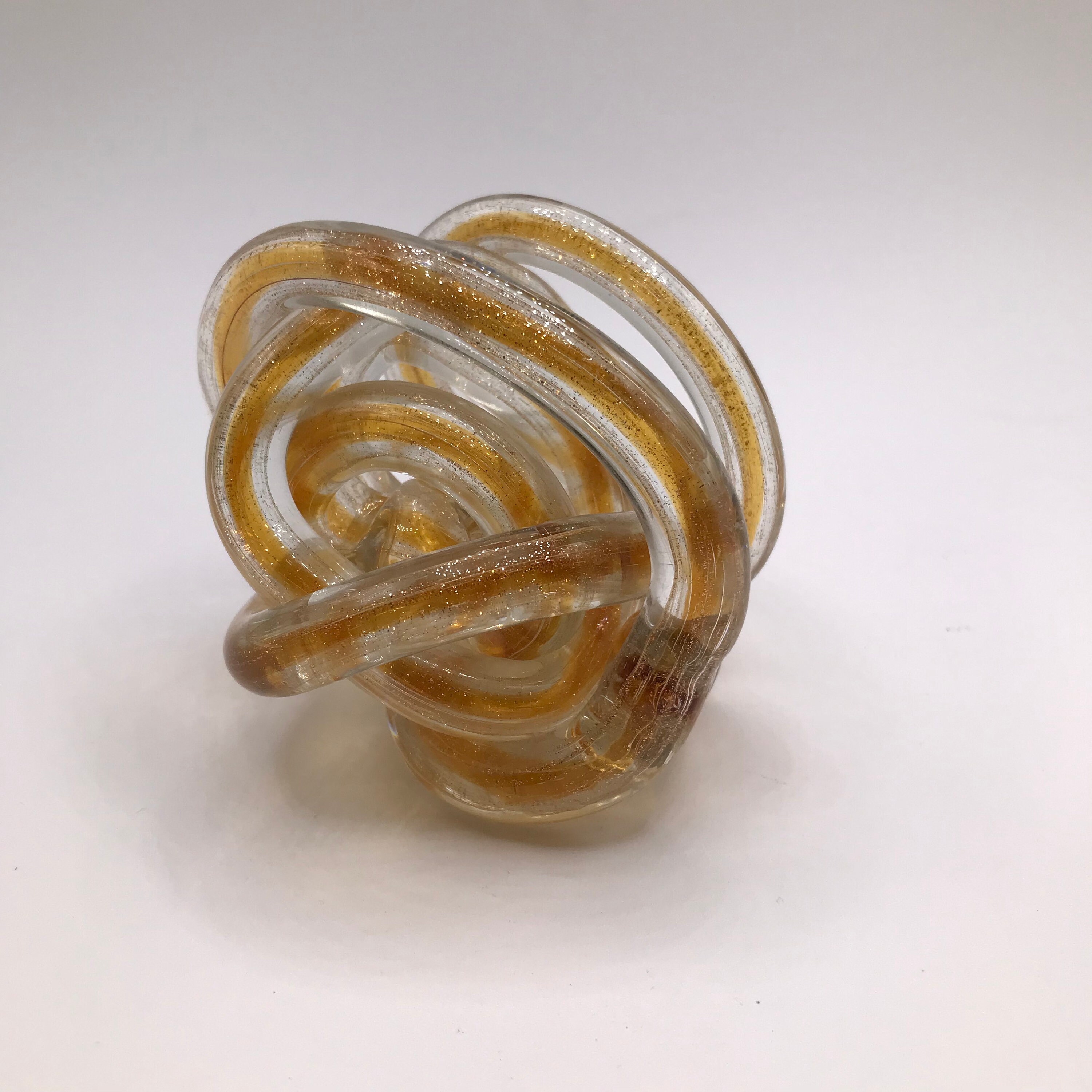 MCM Hand Blown Glass Continuous Knot Etsy