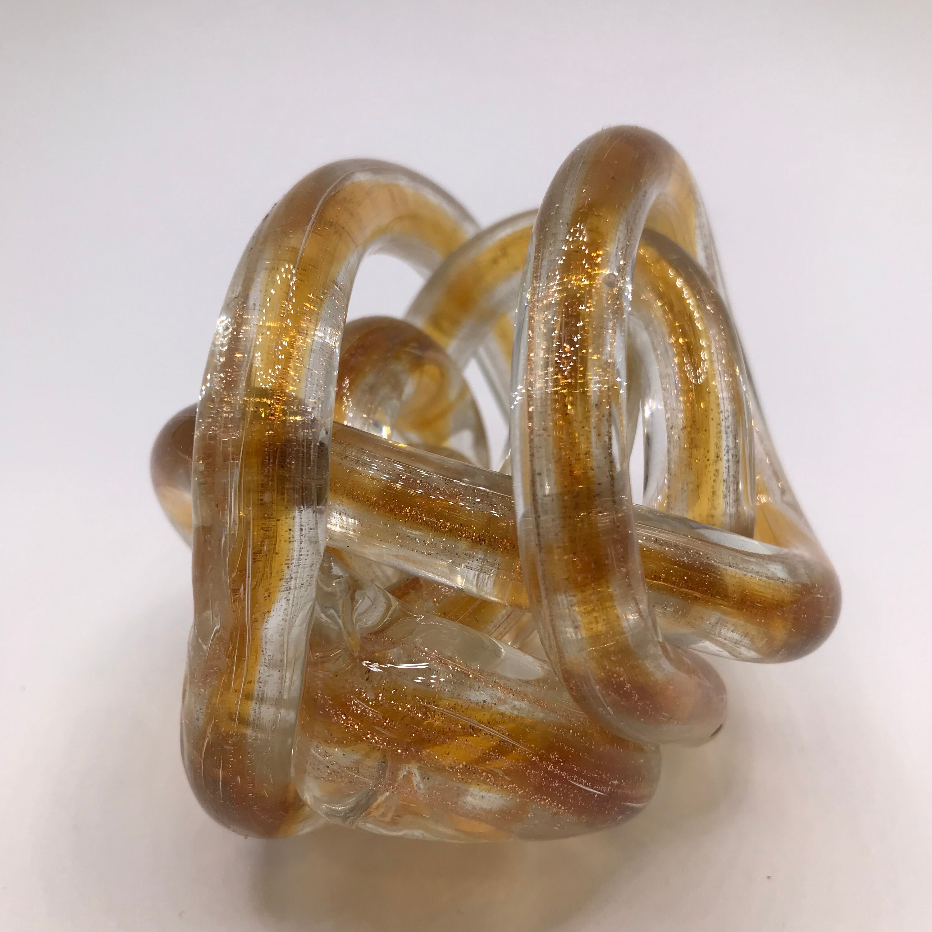 MCM Hand Blown Glass Continuous Knot Etsy
