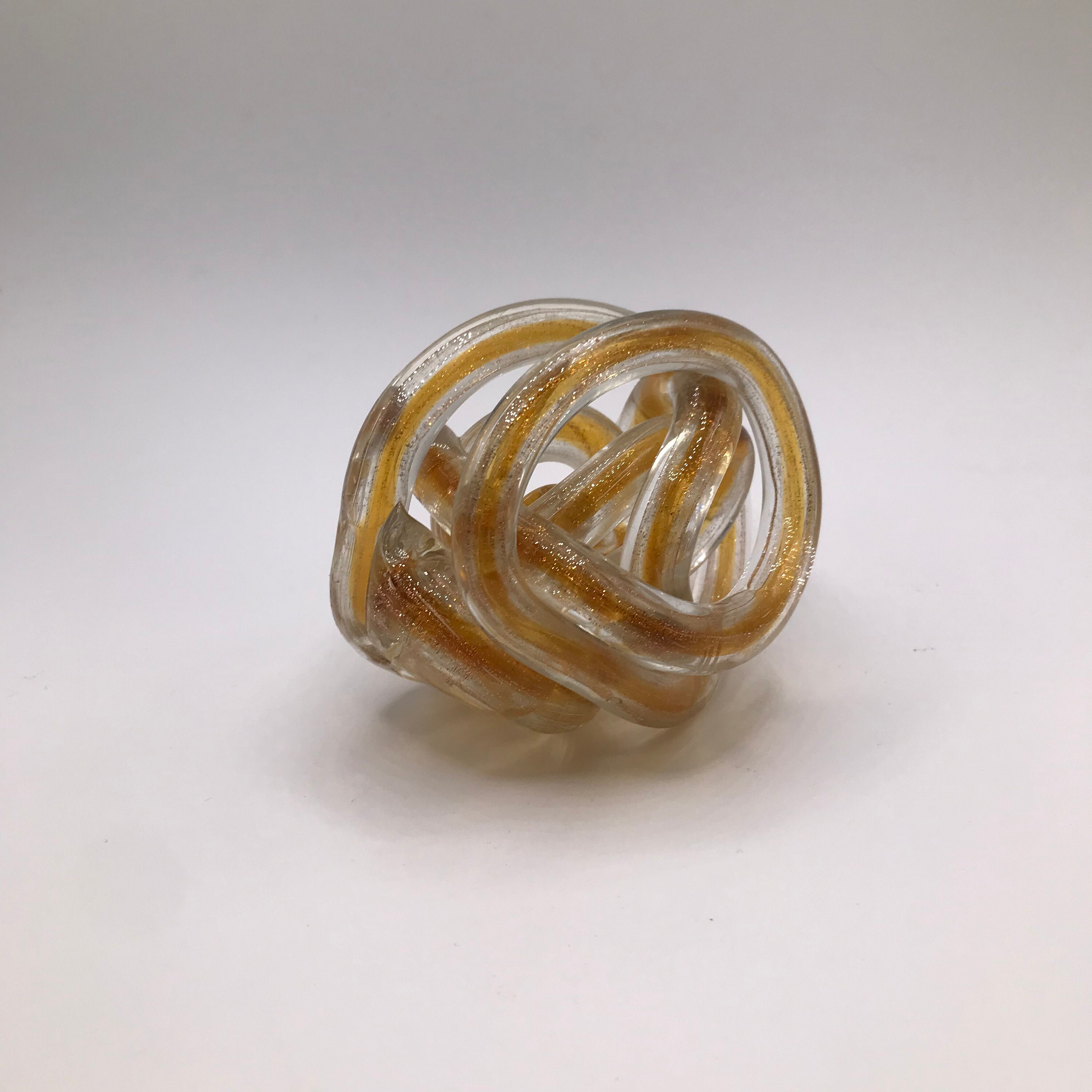 MCM Hand Blown Glass Continuous Knot Etsy