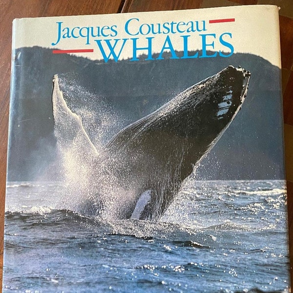 1988 Edition Jacques Cousteau-Whales Book