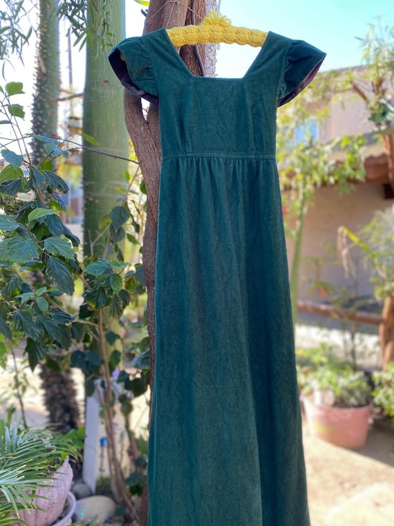 60's/70's Boho Hippie Prairie Holiday Dress/Gown,… - image 1