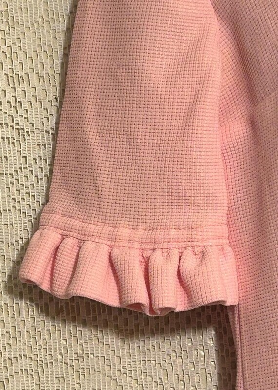 Vtg Pretty In Pink Dress, Homemade Sz Small - image 5