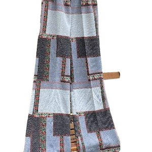 Pantalones acampanados de cuadros estilo hippie, disco y bohemio de los años 70 para mujer, talla pequeña de cintura de 26 a 32 pies