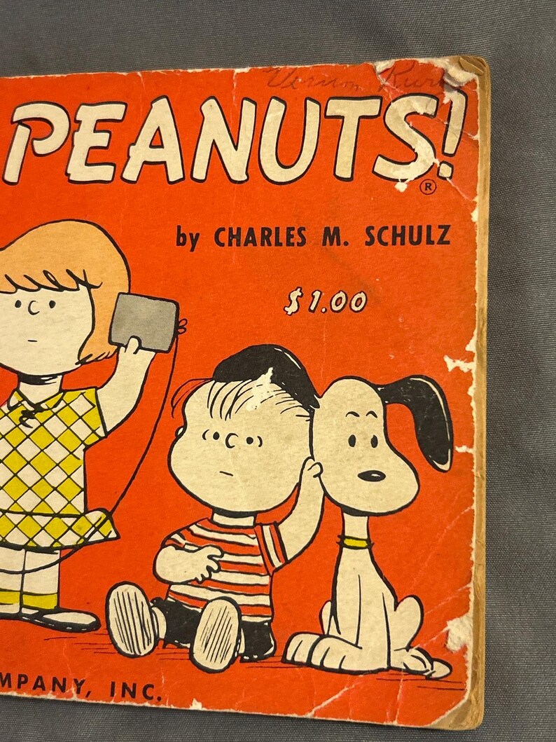 Good Grief More Peanuts by Charles Schulz Paperback 1956, 8’ X 5’ Comic ...