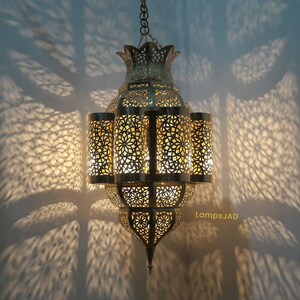 Prachtige Marokkaanse vader lampenkaplamp (23,6 x 13,7 inch) hangende hanglamp + GRATIS EXPRESS verzending met DHL - Moroccan Home.