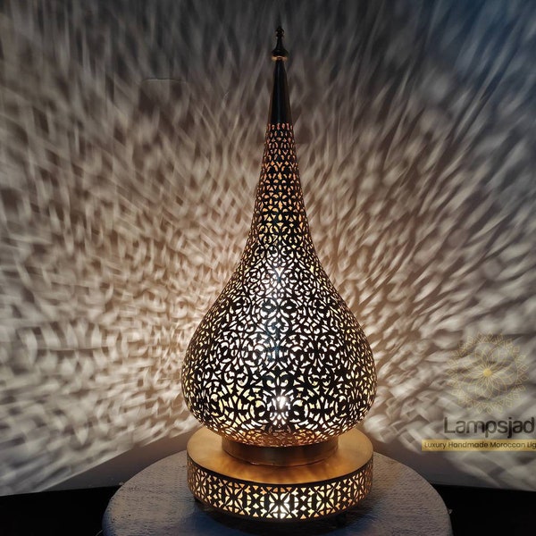 New table lamp! Moroccan Floor lamp made from Brass, Decorative night light lampshade- Marrakesh lamps and Lighting