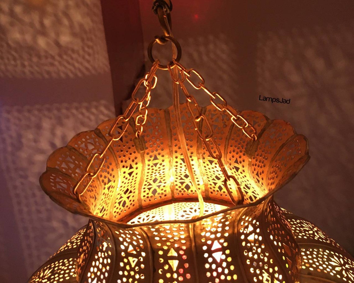 Amazing Moroccan ceiling Lampshade Lamp Handmade Pendant | Etsy