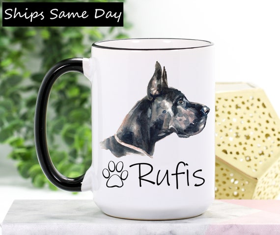 great dane coffee mug