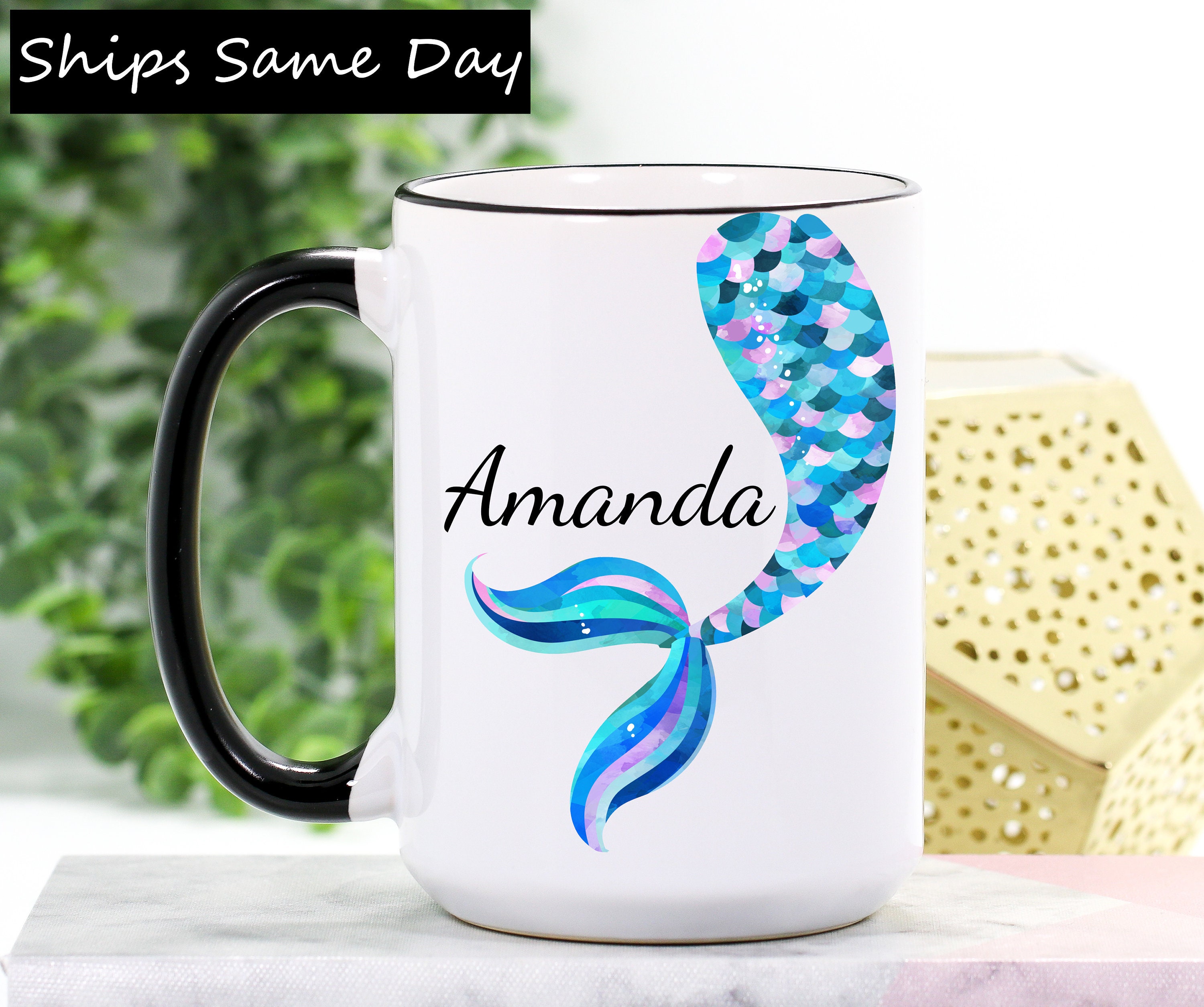 Mermaid Mug Mermaid Coffee Mug Mermaid Coffee