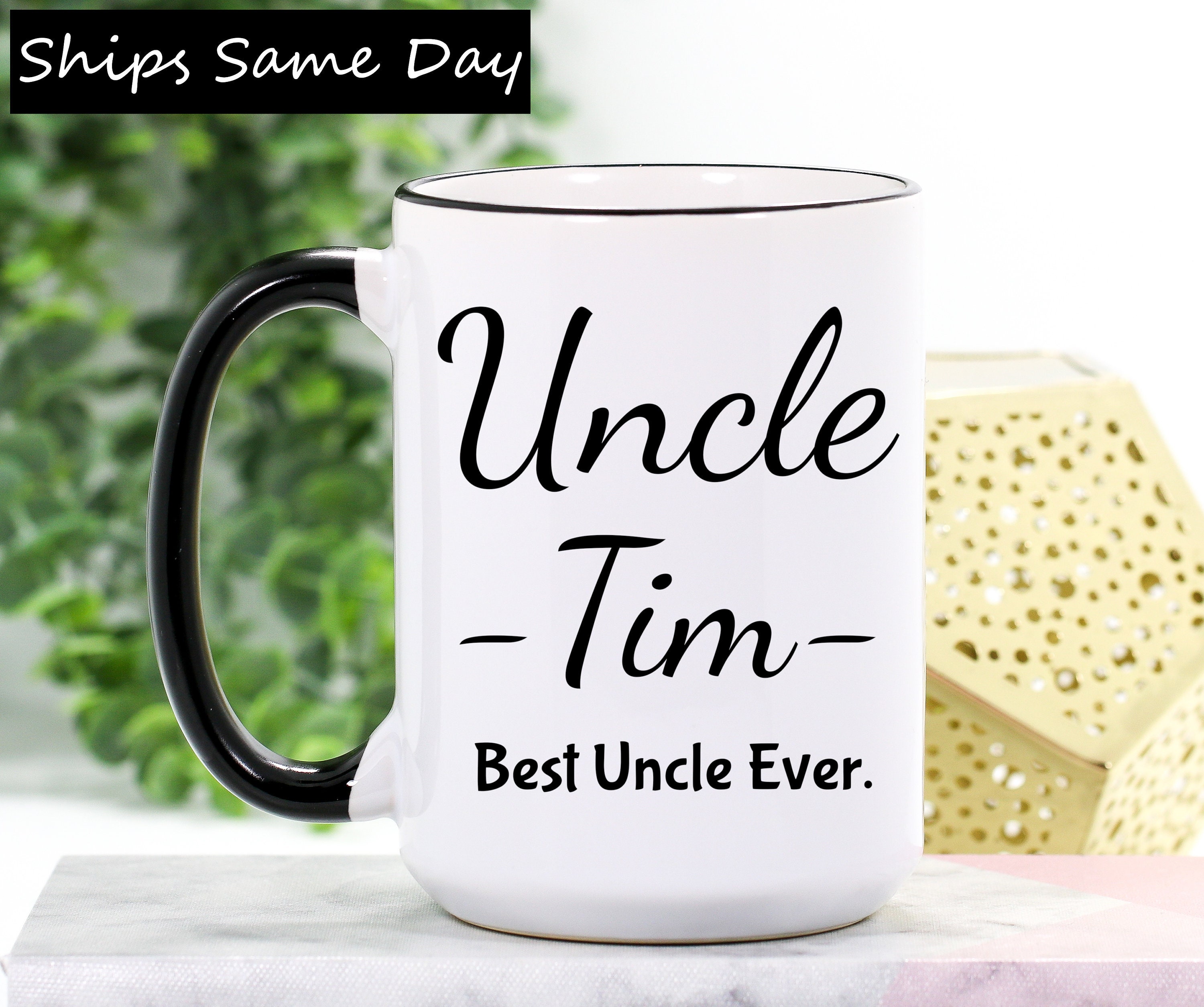 Best Uncle Ever Mug Uncle Coffee Mug Uncle Christmas Gifts Etsy