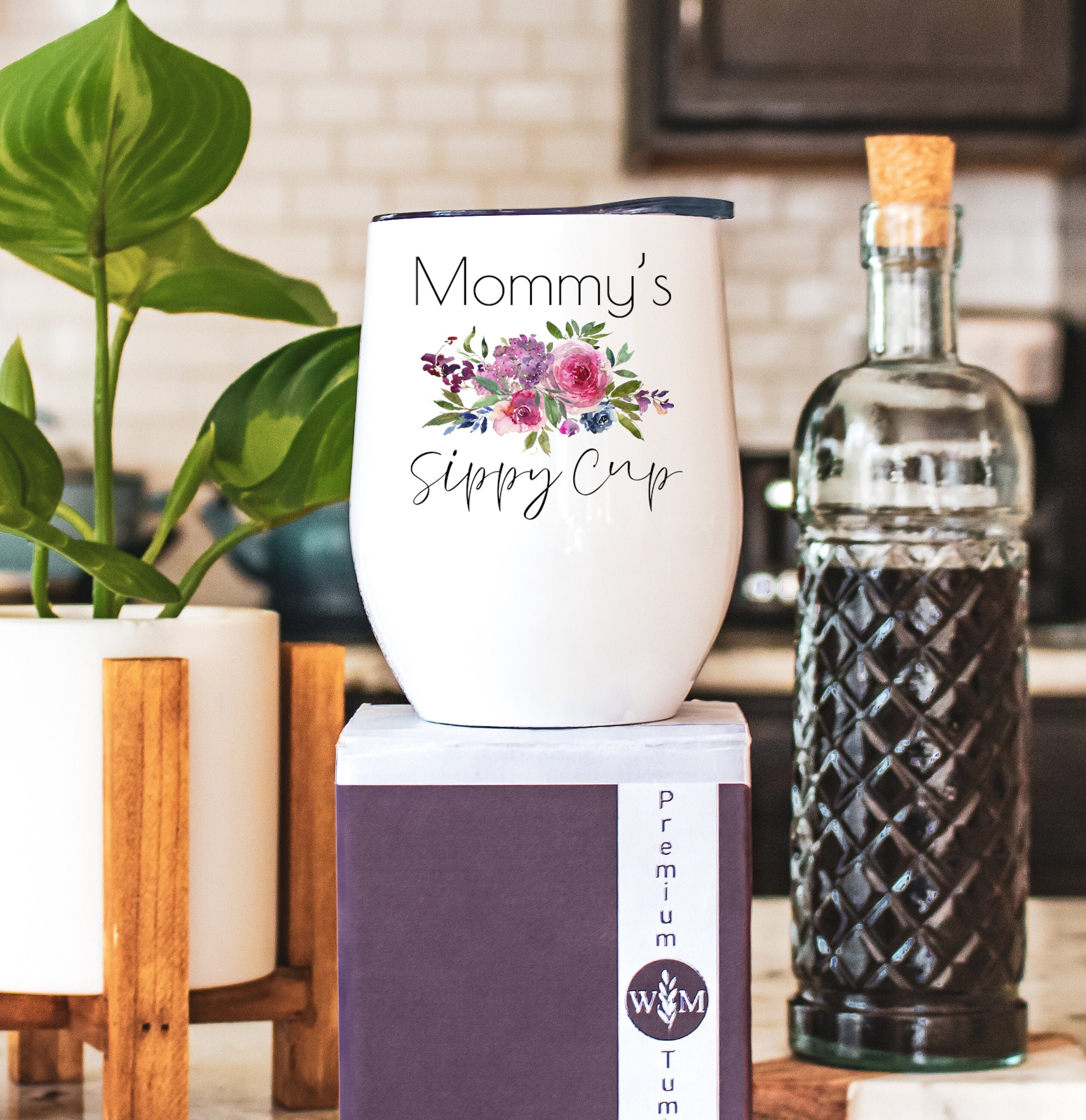 mommy's sippy cup wine tumbler