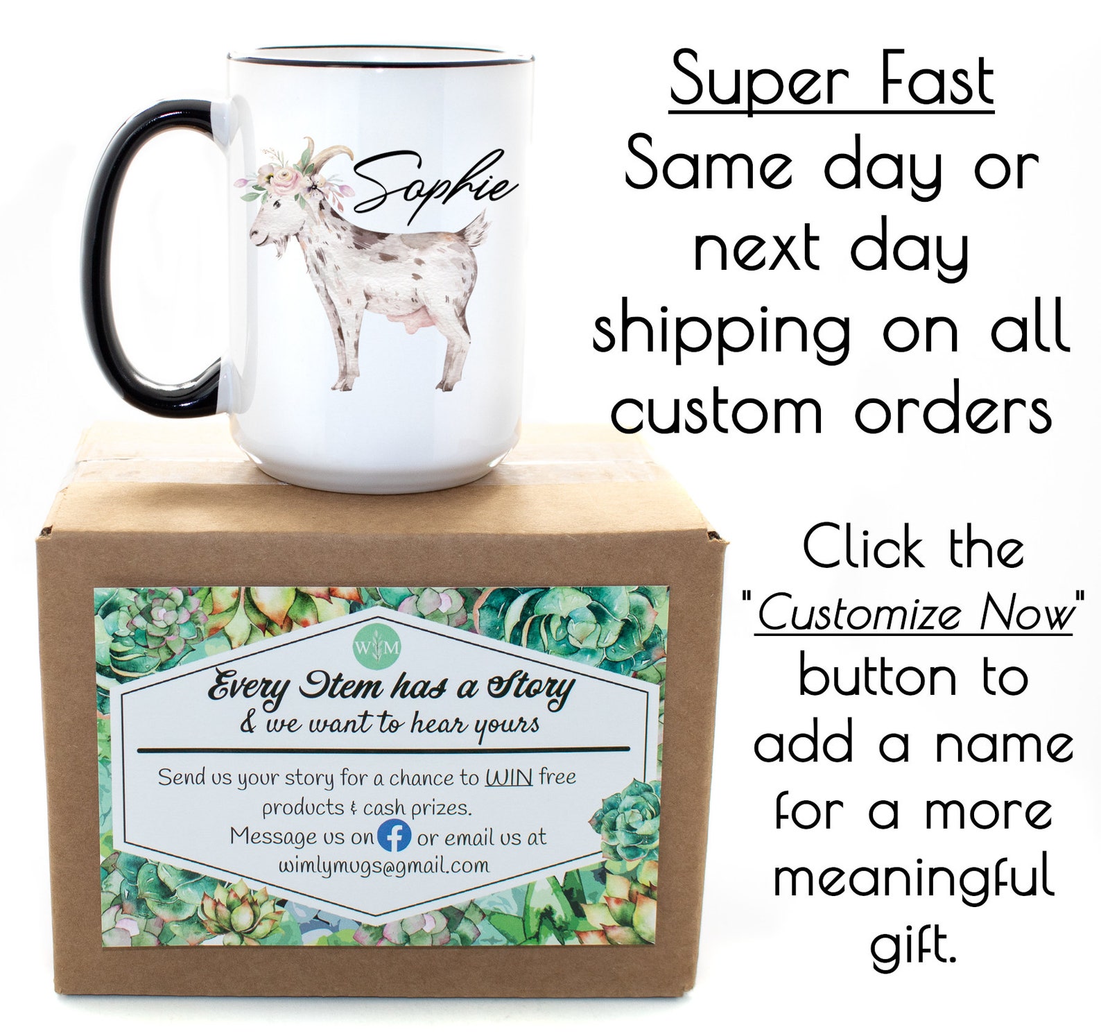 Goat Mug Goat Gifts for Goat Lovers Goat Coffee Cup Etsy