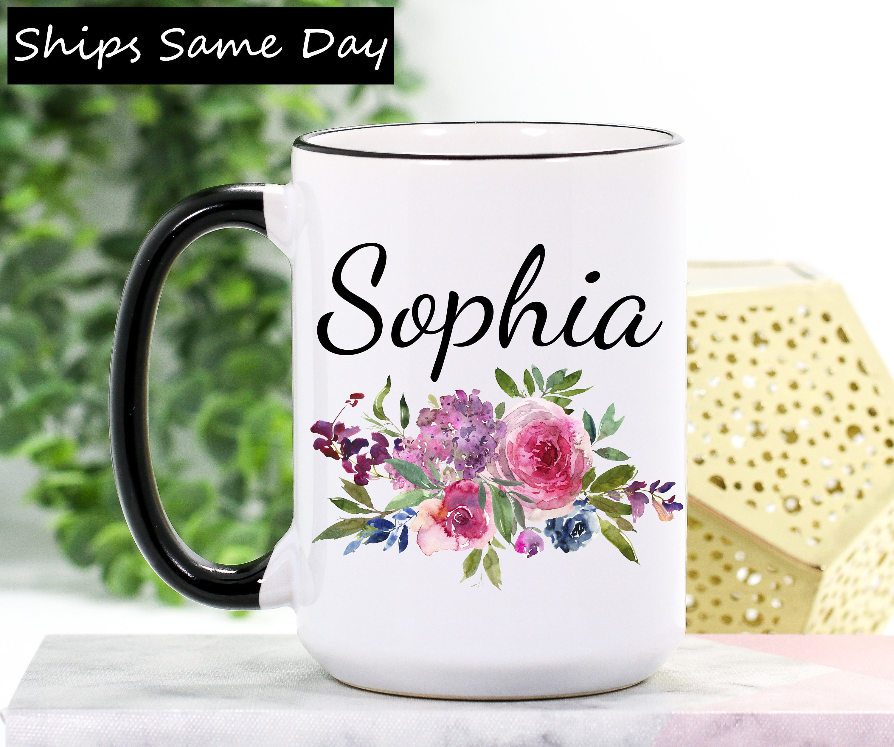 Personalized Name Mug for Women & Girls Custom Name Coffee Etsy Canada