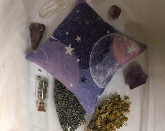 Lucid Dream PILLOW  Travel Wicca pagan Yule Gift