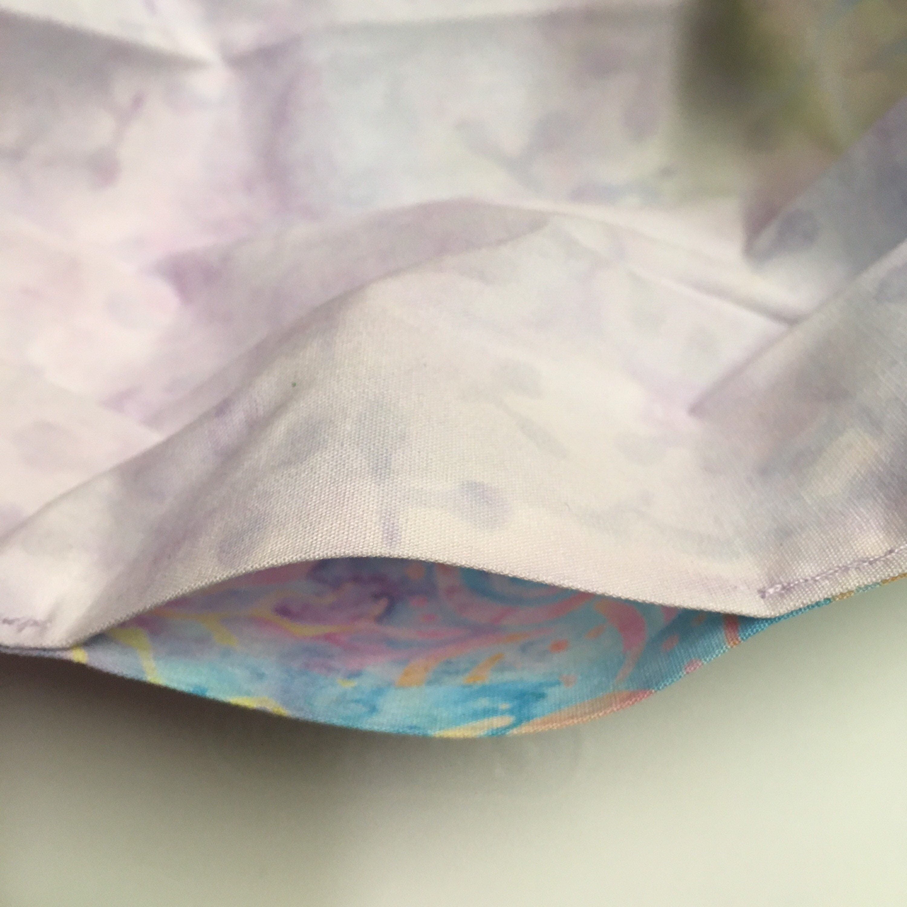 Pastel Rainbow Batik/Lilac Batik Cotton Fabric Face Mask | Etsy
