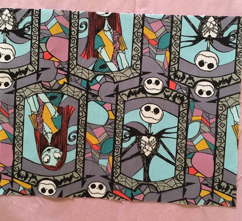 Nightmare Before Christmas Cotton Fabric Face Mask Washable | Etsy