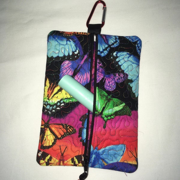 Lemon Butterflies Makeup Zipper Bag main image 0