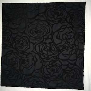 Schwarz Samt Rosen Druck Tarot Lesetuch, Tarot Karte Wrap, Altar Tuch