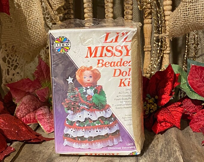 Vintage Lil Missy Beaded Doll Kit 13415 Walco/holiday Christmas