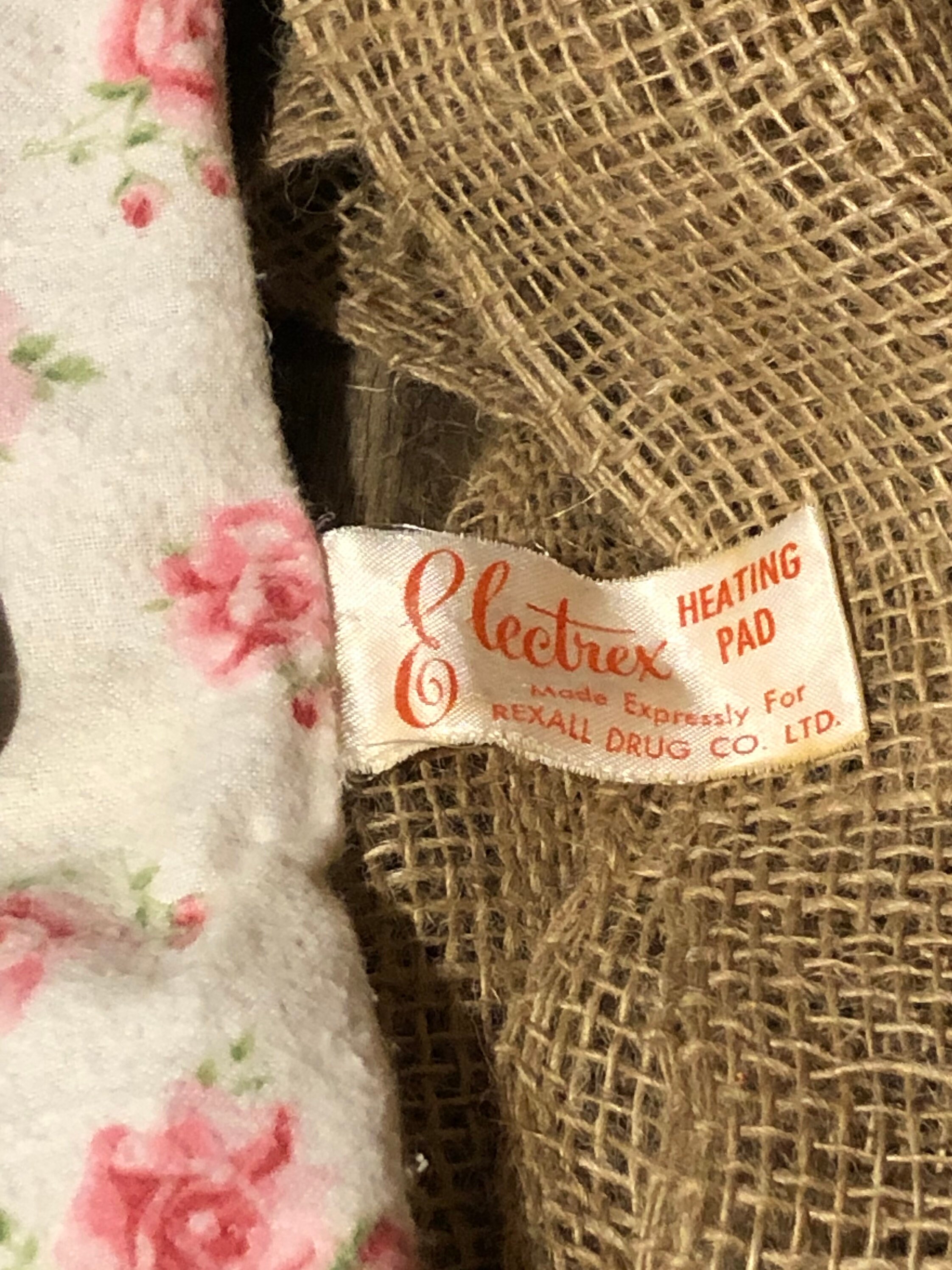Vintage Electrex Rexall Drug Co Automatic Electric Heating Pad Etsy