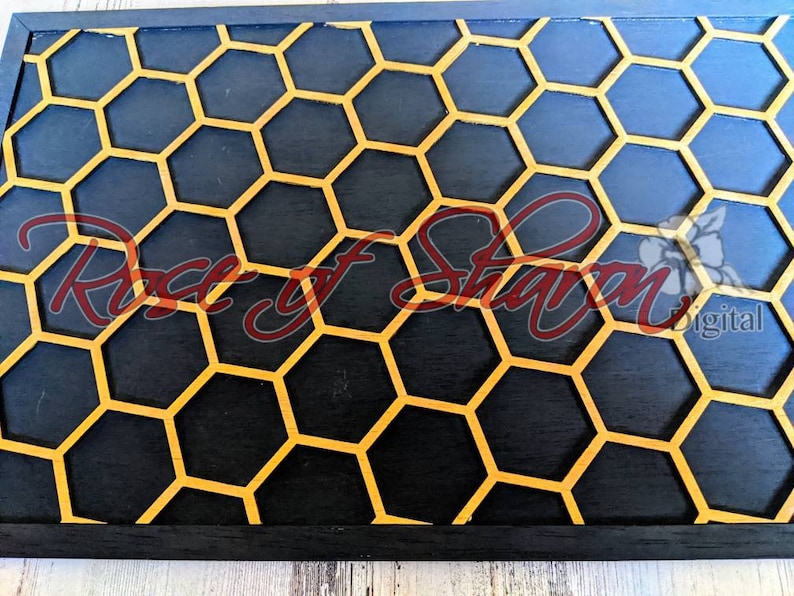 Download Honeycomb layered sign SVG diy laser cut sign files | Etsy