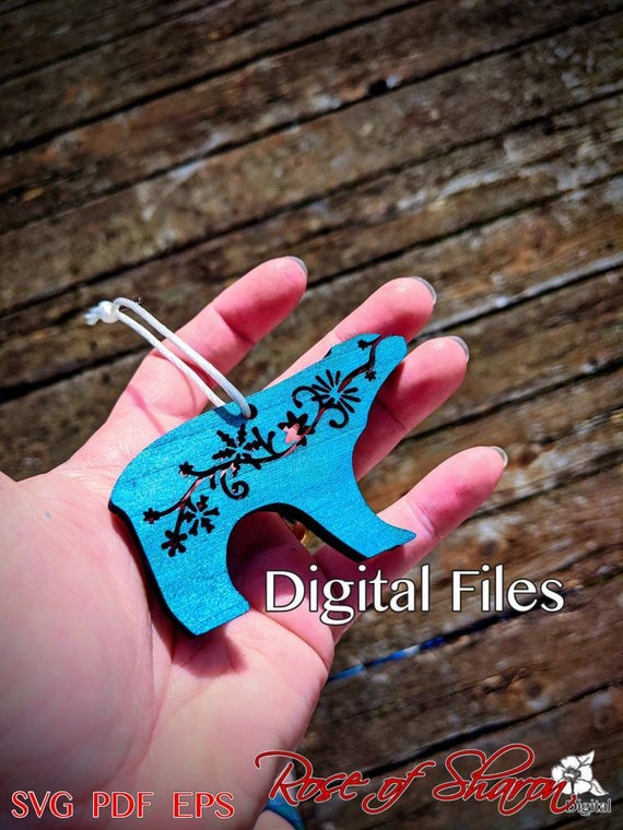 Download Polar Bear Ornament Svg File Tree Decorations Animal Etsy