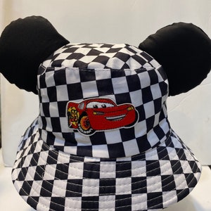 Lighting McQueen bucket hat Adult size and kid size image 4